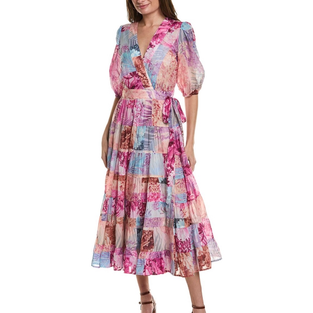 Johnny Was Annalise Midi floral dress